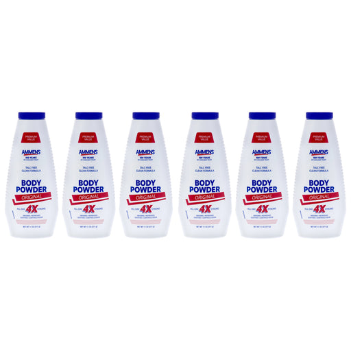 Ammens Body Powder Original Pack Of 6