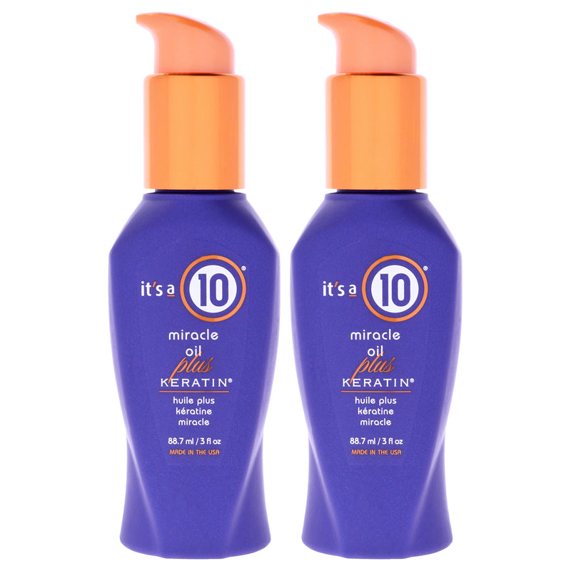 Its A 10 Miracle Oil Plus Keratin Pack Of 2