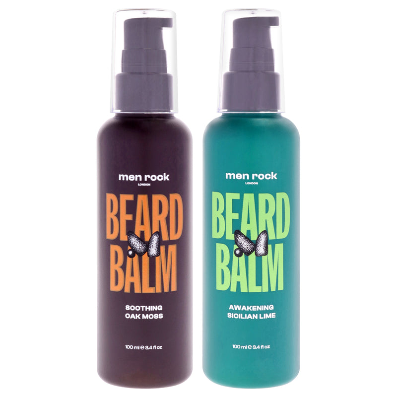 Men Rock Beard Balm Kit Men's Gift Set