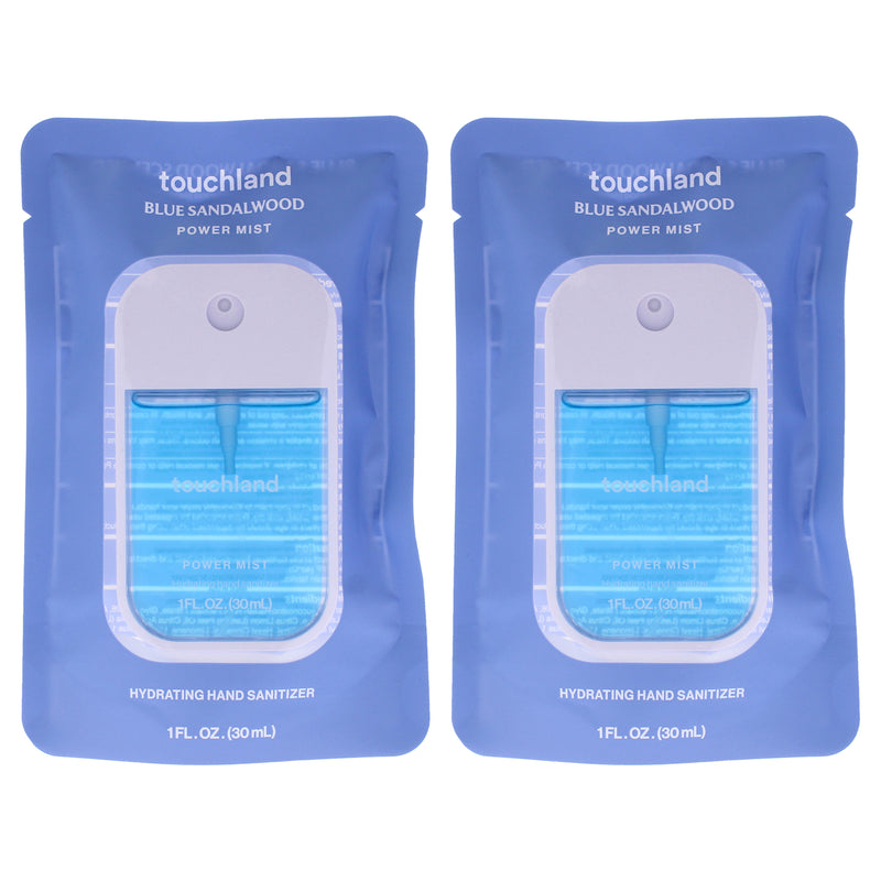 Touchland Power Mist Hydrating Hand Sanitizer Blue Sandalwood Pack
