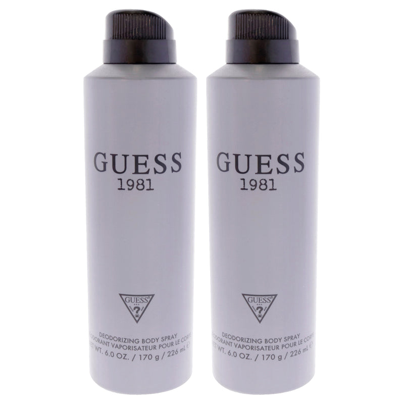 Guess 1981 Pack Of 2 Men's Body Spray