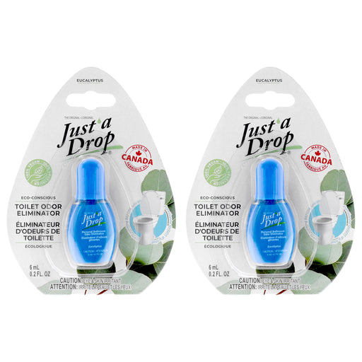 Prelam Just A Drop Odor Eliminator Eucalyptus Pack Of 2