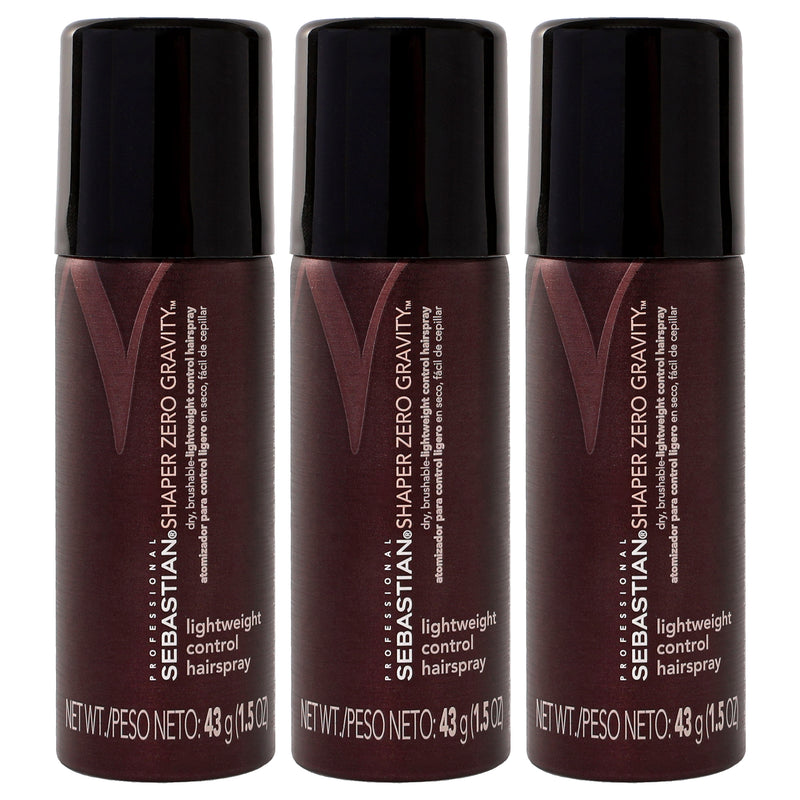 Sebastian Shaper Zero Gravity Hairspray Pack Of 3