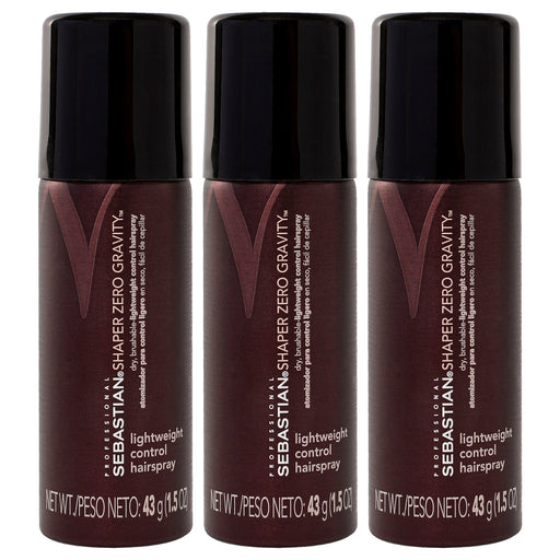 Sebastian Shaper Zero Gravity Hairspray Pack Of 3