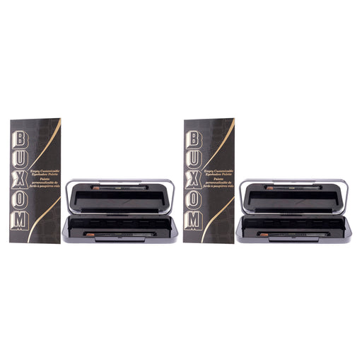 Buxom Empty Customizable Eyeshadown Palette Pack Of 2 Women's Gift Set