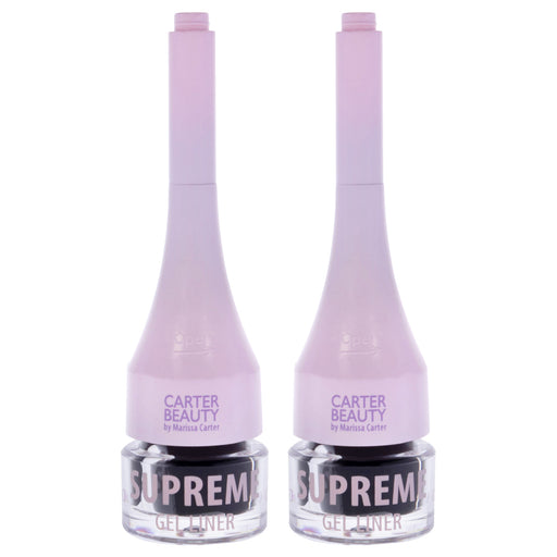 Carter Beauty Supreme Gel Liner Jet Black Pack Of 2