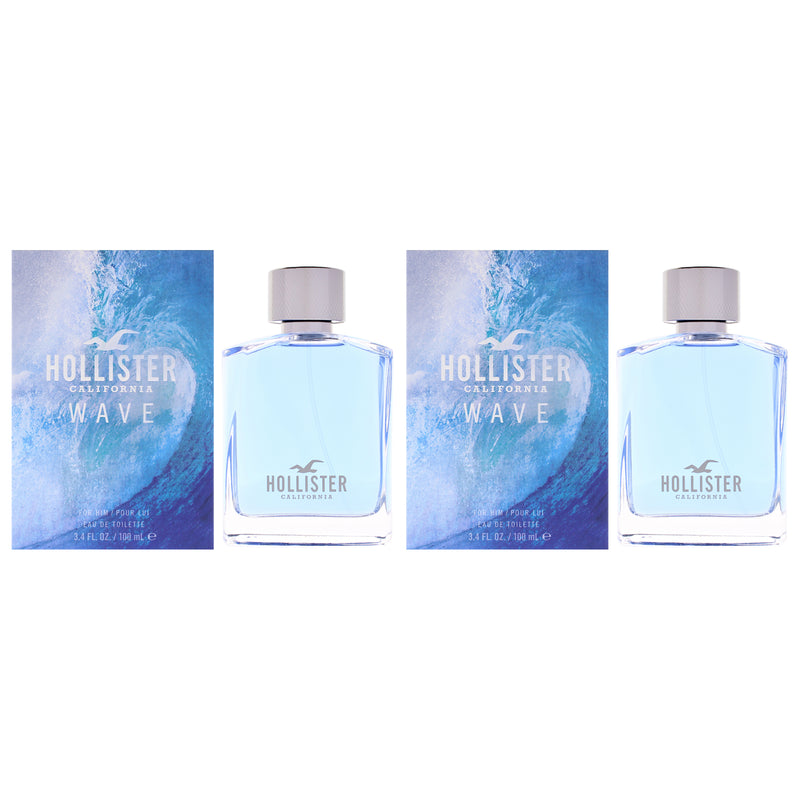 Hollister Wave Pack Of 2 Men's Eau De Toilette