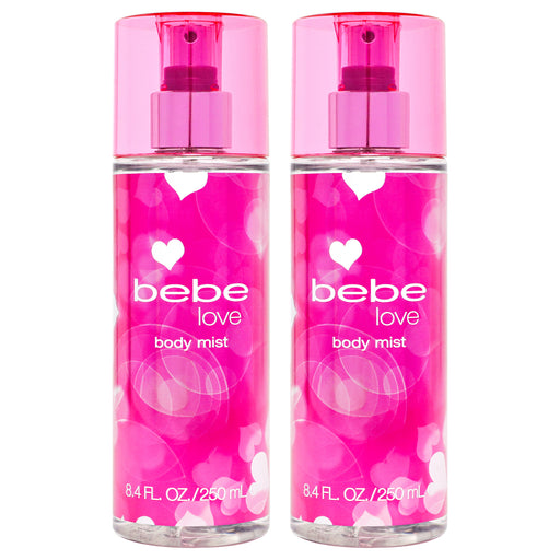 Bebe Love Pack Of 2 Women's Body Mist