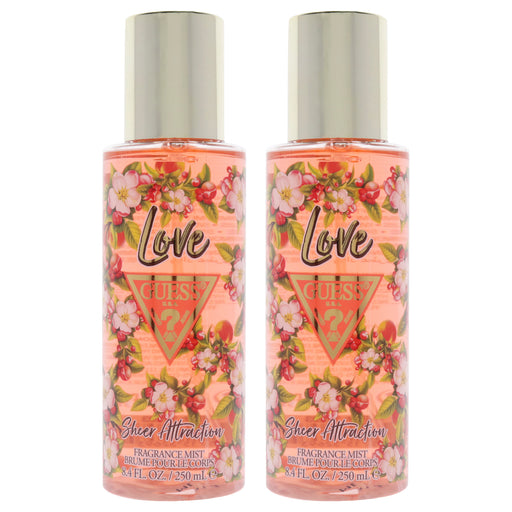 Guess Love Sheer Attraction Pack Of 2 Women's Fragrance Mist