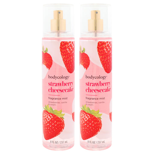 Bodycology Strawberry Cheesecake Pack Of 2 Women's Fragrance Mist