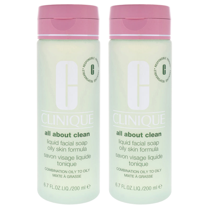 Clinique All About Clean Liquid Facial Soap Oily Skin Formula Pack