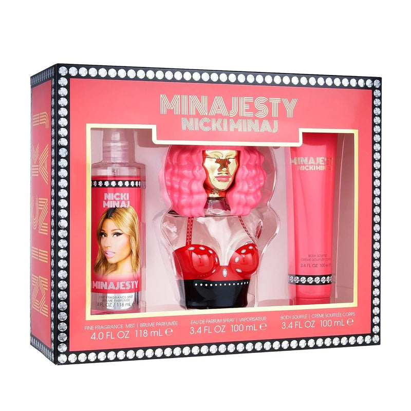 Nicki Minaj Minajesty 3: + Body Lotion + Body Mist Women's Eau De Parfum Gift Set