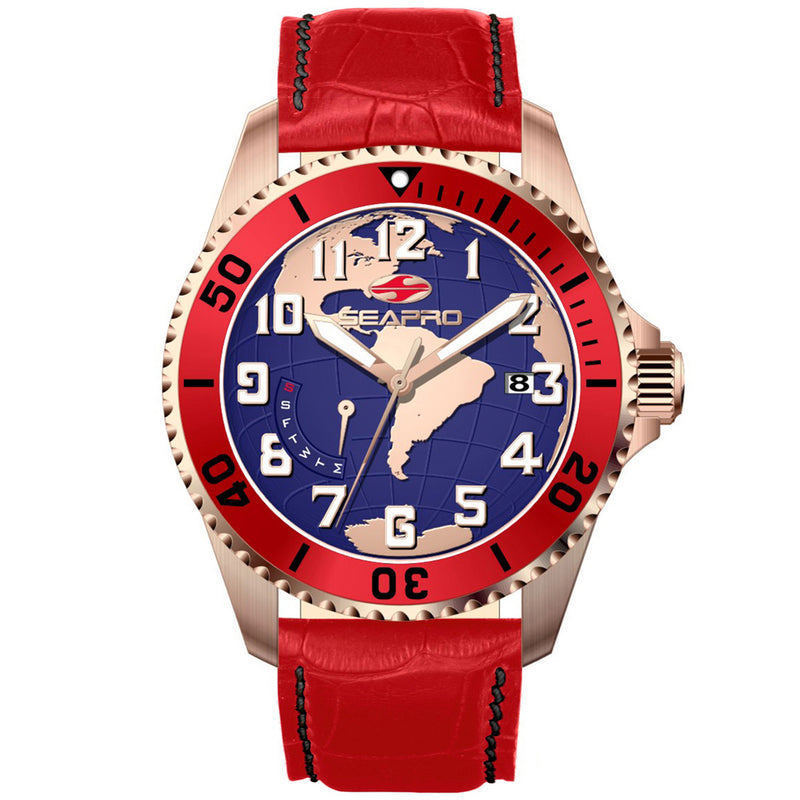 Seapro Voyager Men's Quartz 42mm Watch