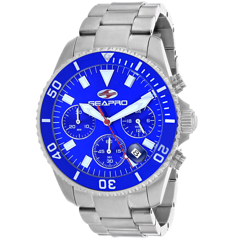 Seapro Scuba 200 Chrono Men's Quartz 43mm Watch