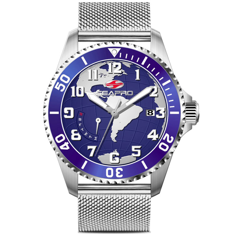 Seapro Voyager Men's Quartz 42mm Watch