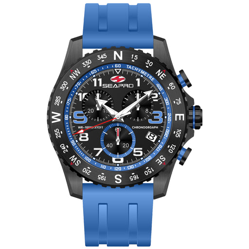 Seapro Gallantry Men's Quartz 44mm Watch