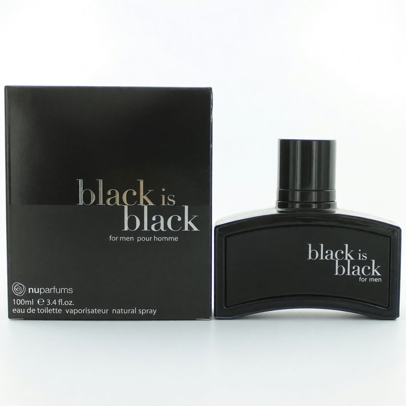 Nuparfums Black Is Black Men's Eau De Toilette