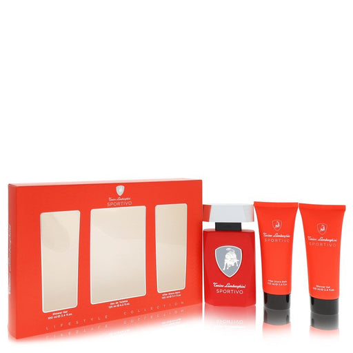 Tonino Lamborghini Lamborghini Sportivo Men's Eau De Toilette Gift Set