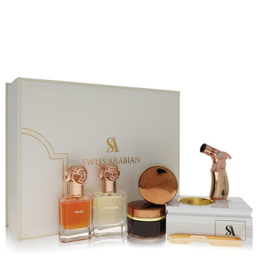 Swiss Arabian Bakhoor Dukhoon Al Haram Men's Eau De Parfum Gift Set