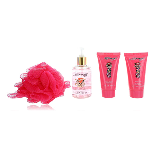 Christian Audigier Ed Hardy Women's Body Mist Gift Set