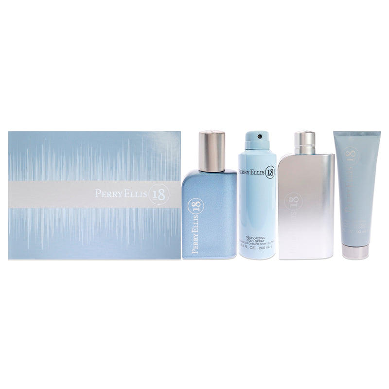 Perry Ellis 18 Men's Eau De Toilette Gift Set