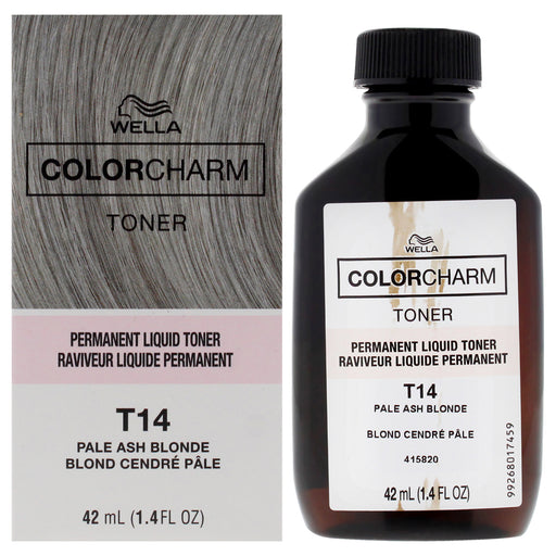 Wella Color Charm Permanent Liquid Toner T14 Pale Ash Blonde