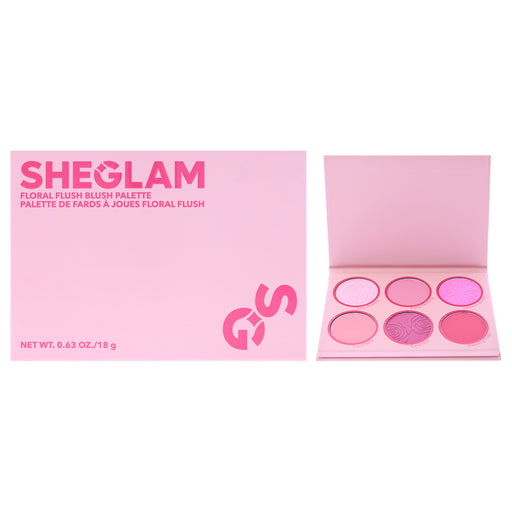 Sheglam Floral Flush Blush Palette Blushing Bouquet