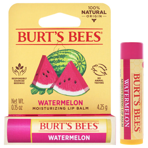 Burt's Bees Watermelon Moisturizer Lip Balm Blister