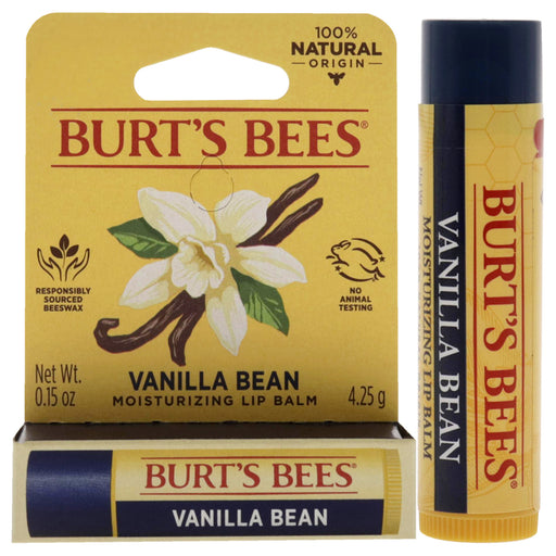 Burt's Bees Vanilla Bean Moisturizing Lip Balm Blister