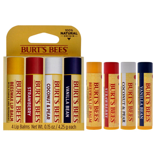 Burt's Bees Best Of Burts Moisturizing Lip Balm Unisex Gift Set