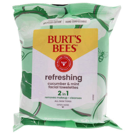 Burt's Bees Facial Cleansing Towelettes Cucumber And Mint