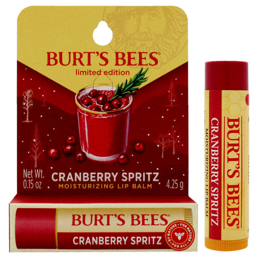 Burt's Bees Moisturizing Lip Balm Limited Edition Cramberry Spritz