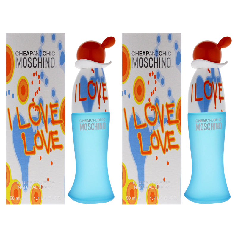 Moschino I Love Love Cheap And Chic Pack Of 2 Women's Eau De Toilette