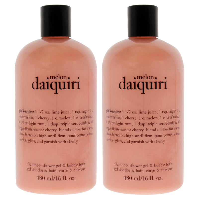 Philosophy Melon Daiquiri Shampoo Bath And Shower Gel Pack Of 2