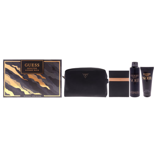 Guess Seductive Homme Noir Men's Eau De Toilette Gift Set