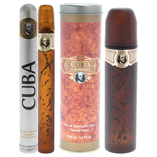 Cuba Gold Kit Men's Eau De Toilette Gift Set