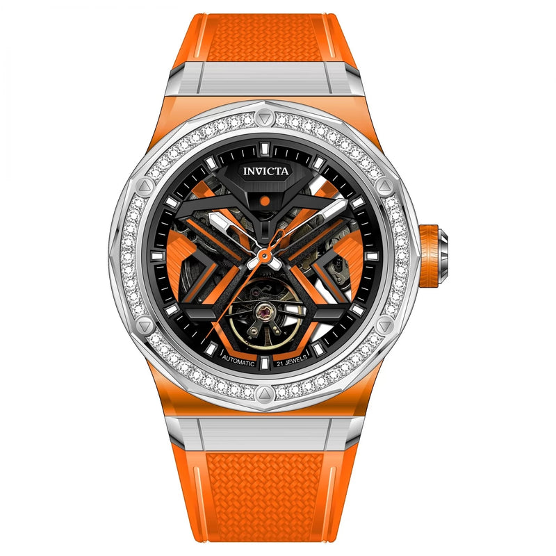 Invicta Objet D Art Men's Mechanical 45mm Watch – Rubber