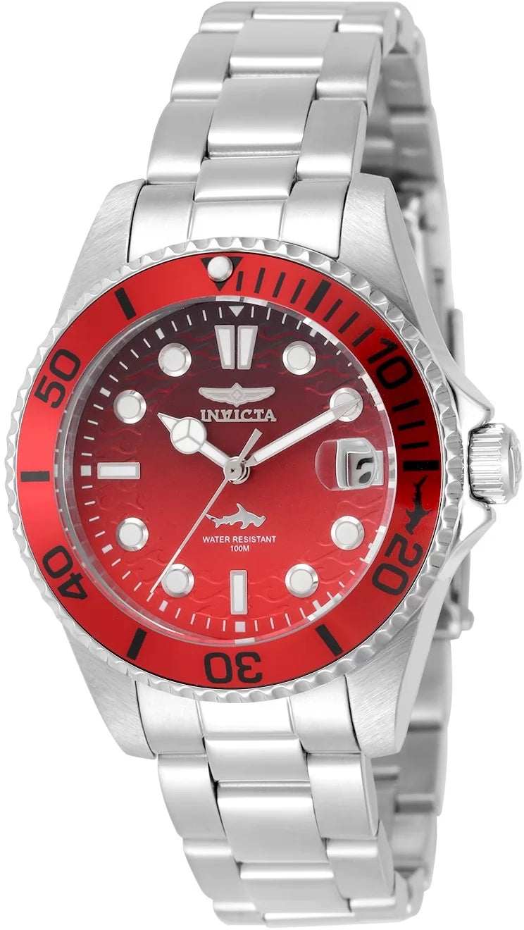 Invicta Pro Diver Women's Quartz 34mm Watch – Stainless Steel