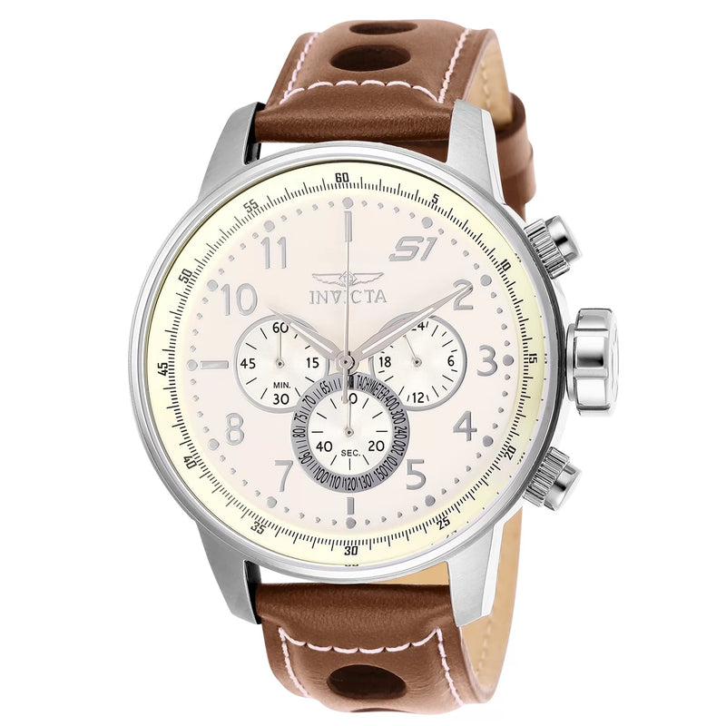 Invicta S1 Rally Men's Quartz 48mm Watch – Leather
