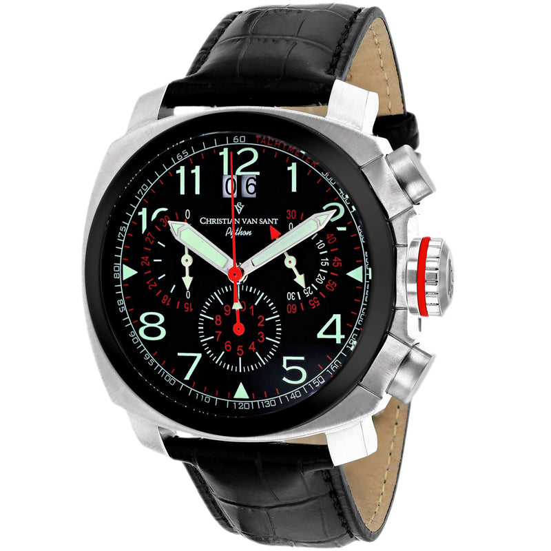 Christian Van Sant Grand Python Men's Swiss Parts Quartz 50mm Watch