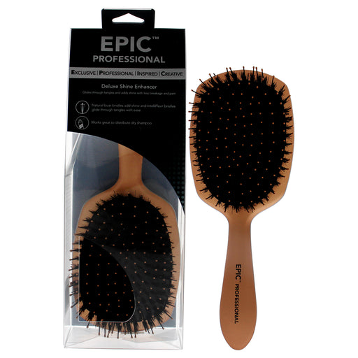 Wet Brush Pro Epic Deluxe Shine Enhancer Brush Rose Gold Unisex Gift Set