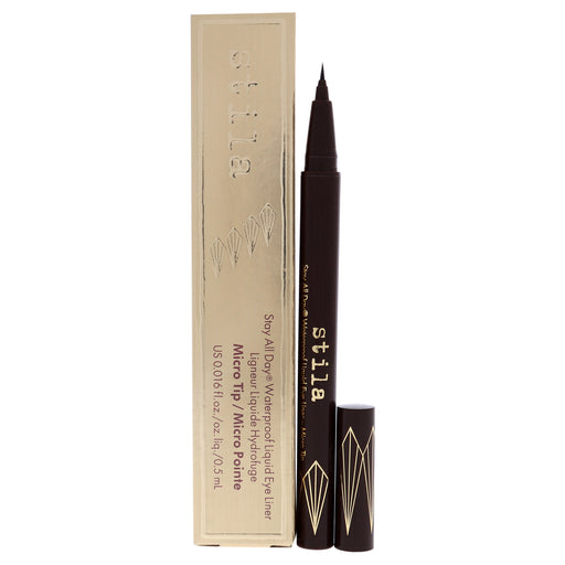 Stila Stay All Day Waterproof Liquid Eye Liner Micro Tip-Dark Br