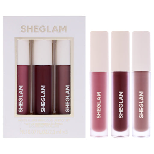 Sheglam Matte Allure Liquid Lipstick After The Moment Women's Gift Set