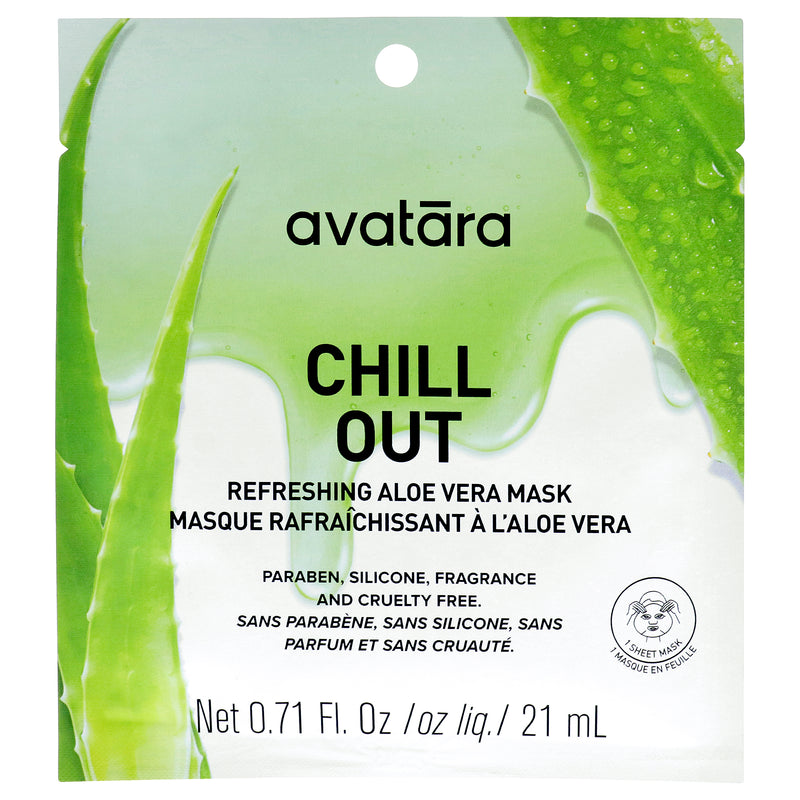 Avatara Chill Out Calming Aloe Vera Face Mask Women's Gift Set