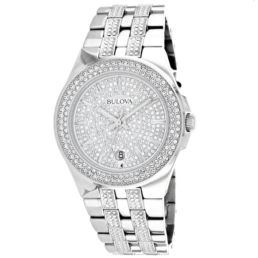 Bulova Swarovski Men's Quartz 42mm Watch