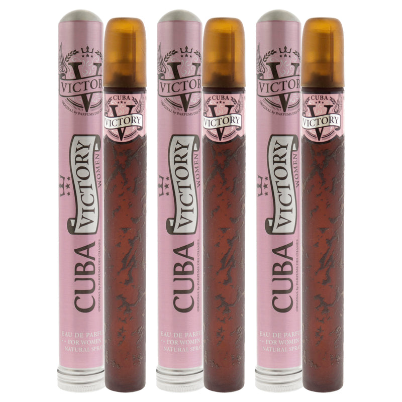 Cuba Victory Pack Of 3 Women's Eau De Parfum