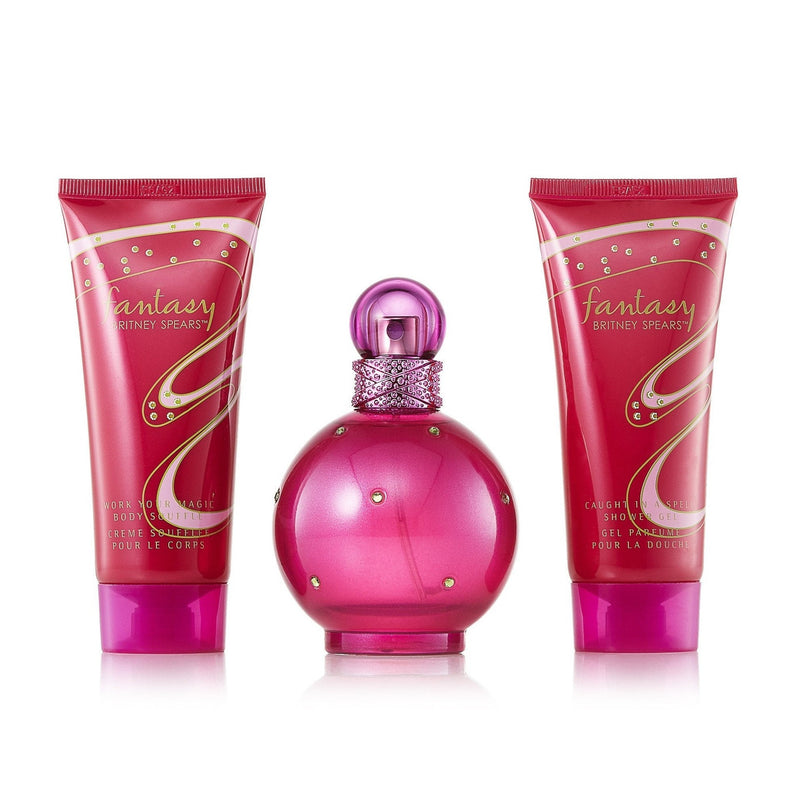 Britney Spears Fantasy + Body Souffle + Shower Gel Women's Eau De Parfum Gift Set