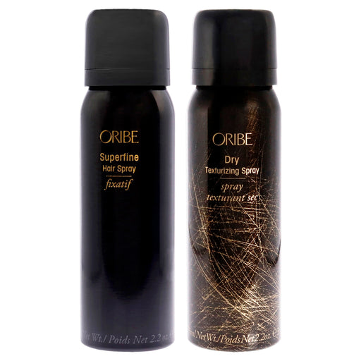 Oribe Superfine Hairspray And Dry Texturizing Kit Unisex Gift Set