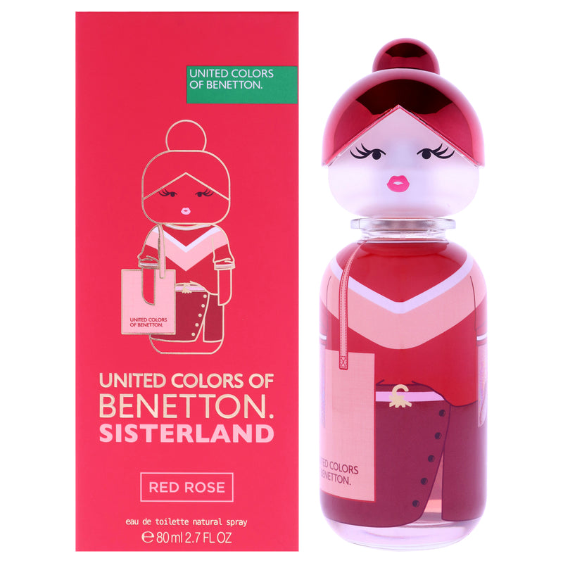 United Colors Of Benetton Sisterland Red Rose Women's Eau De Toilette