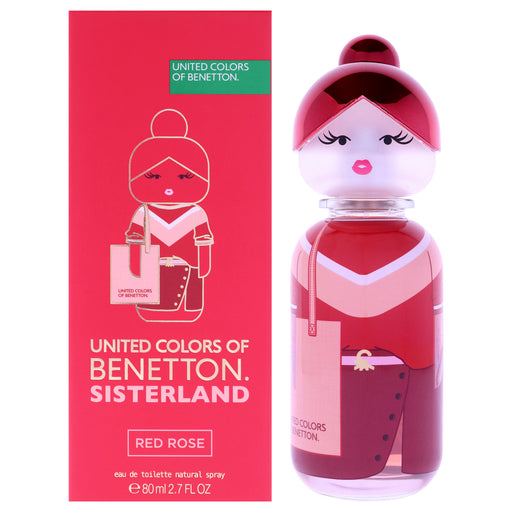 United Colors Of Benetton Sisterland Red Rose Women's Eau De Toilette